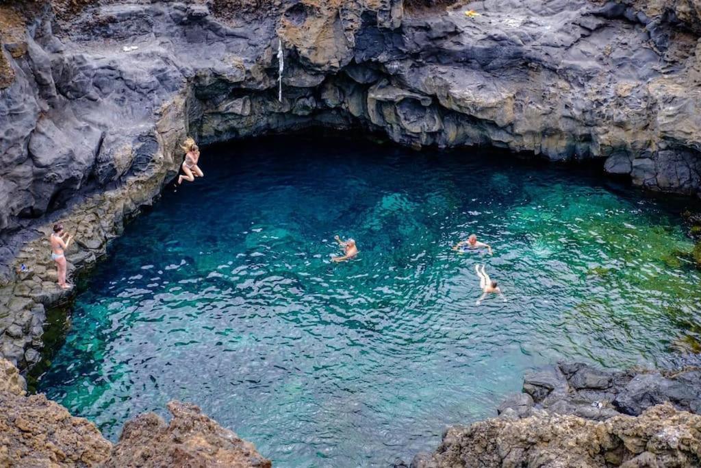 Casa Bella Vista Frente Al Mar Y Piscina Natural. Charco del Palo Eksteriør bilde