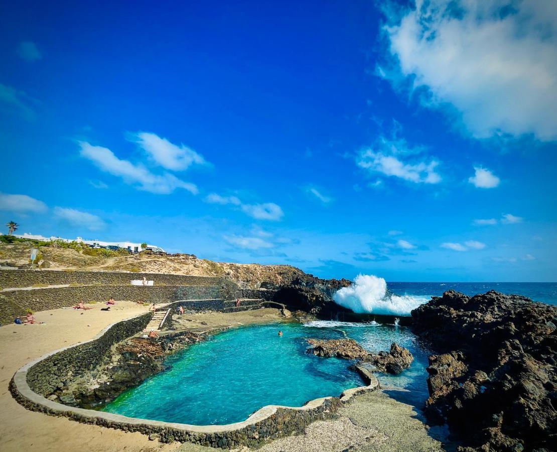 Casa Bella Vista Frente Al Mar Y Piscina Natural. Charco del Palo Eksteriør bilde